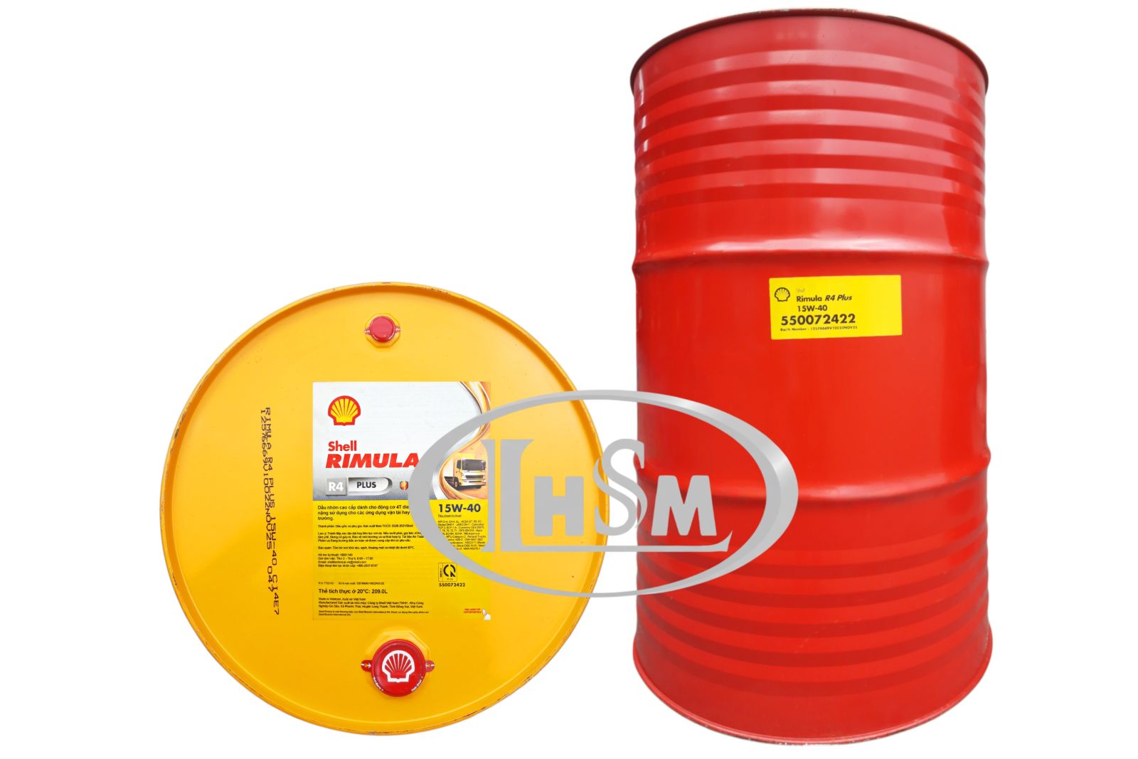 Hình ảnh thực tế dòng sản phẩm Shell Rimula R4 Plus tại kho Lê Hùng Sao Mai