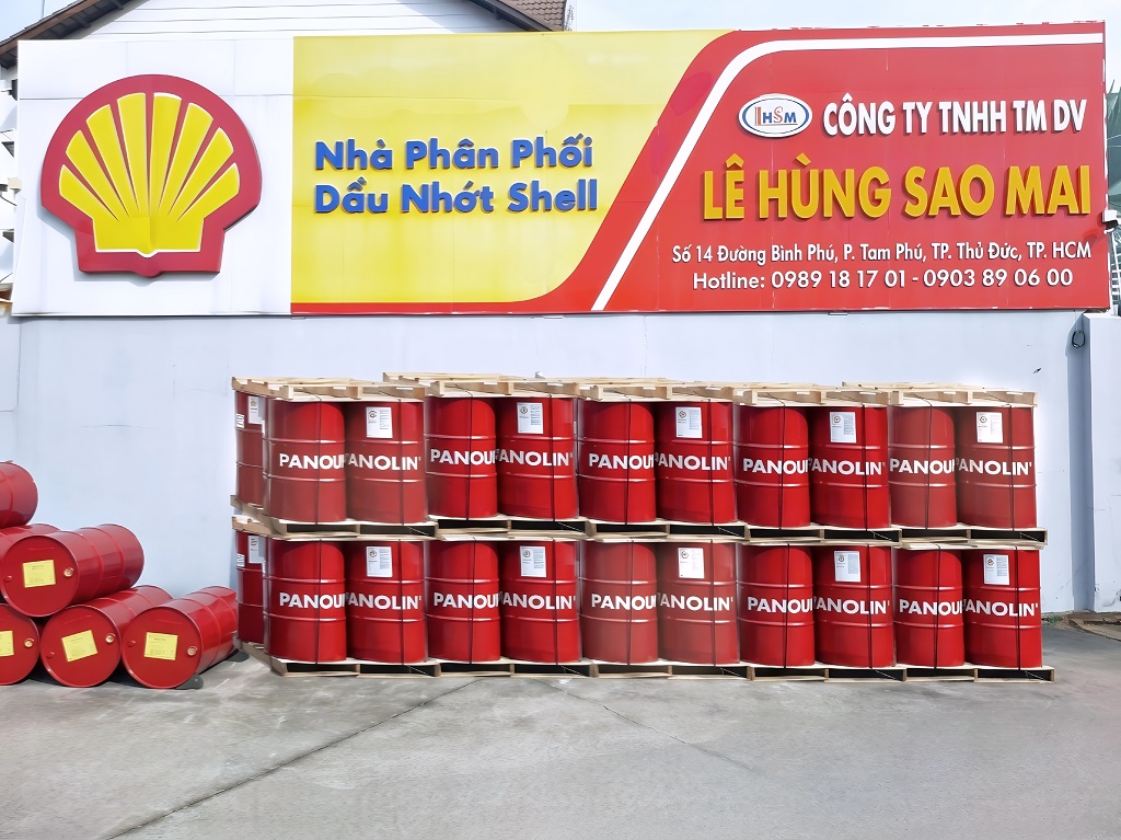 Hình ảnh thực tế dòng sản phẩm Shell PANOLIN tại kho LHSM